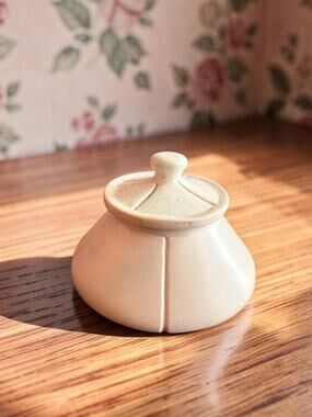 Vintage Kenyan Soapstone Lidded Jar | Handmade Kisii Stone Box Made in Kenya